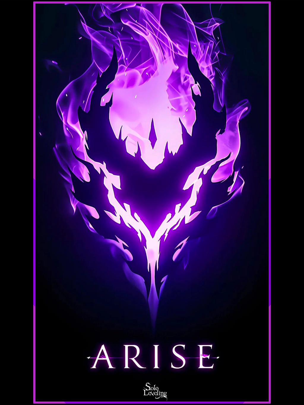 T-Shirt Solo Leveling #2 - Nera 200g