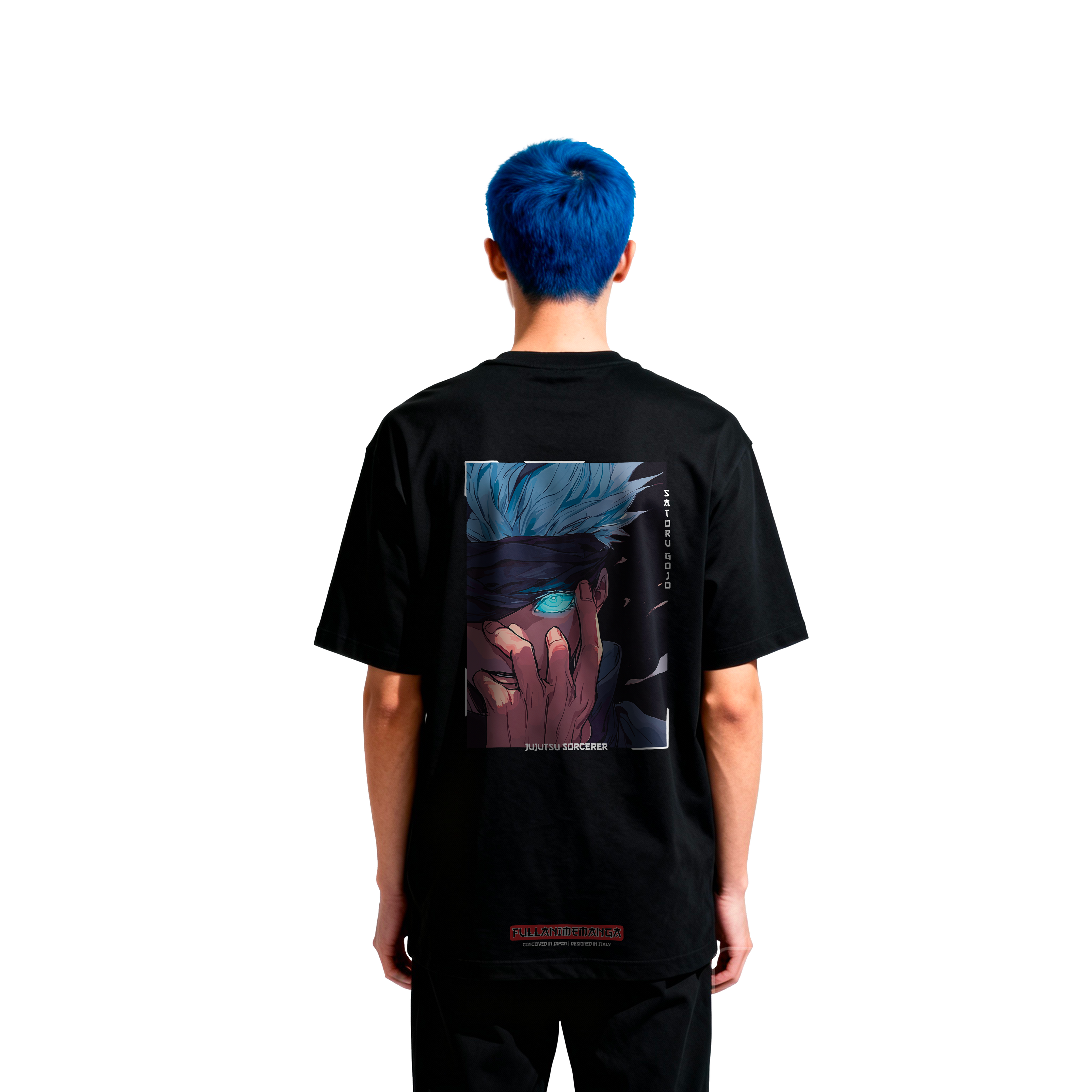 T-Shirt Satoru Gojo #1 - Jujutsu Kaisen - Nera 200g