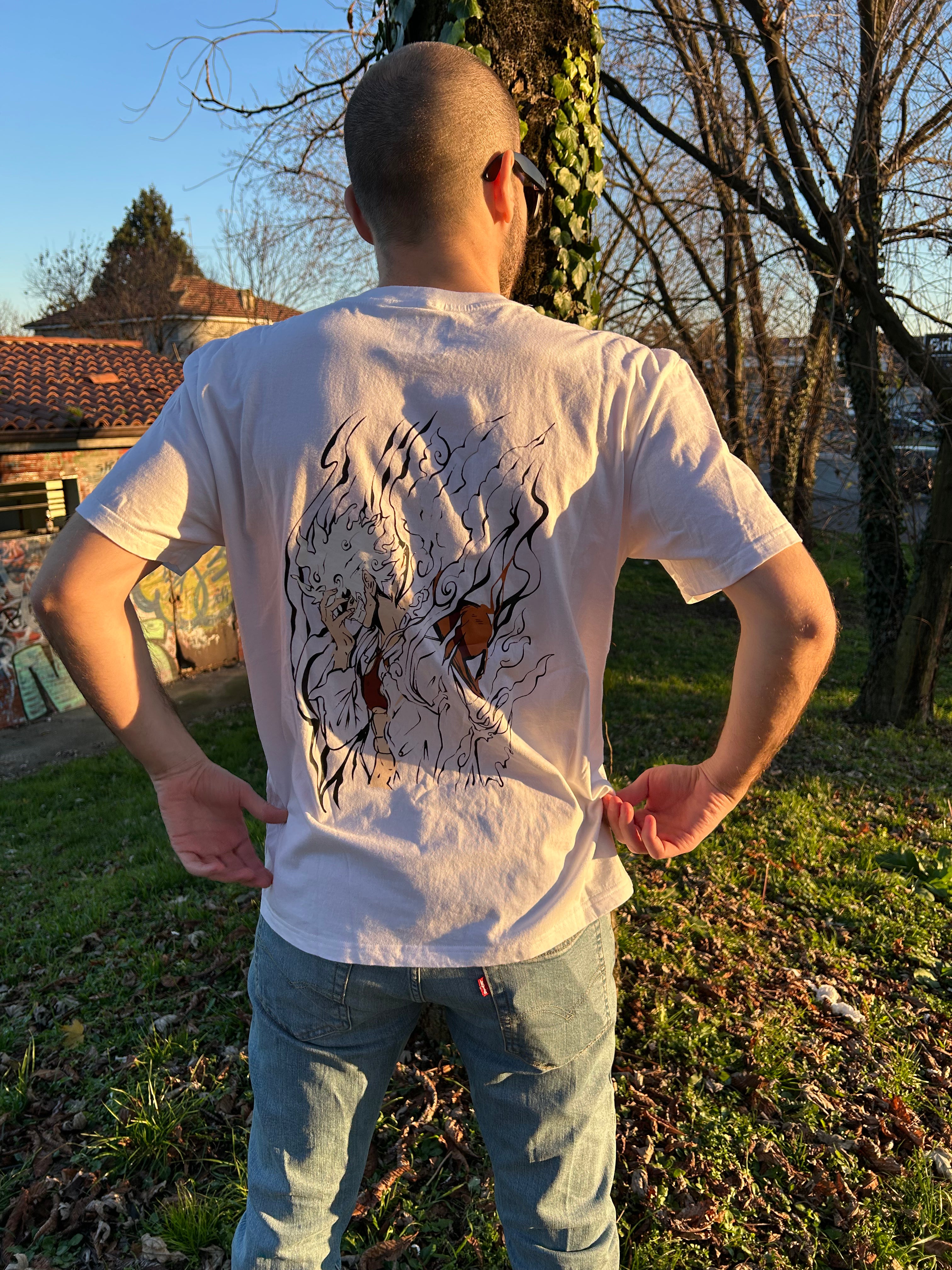 T-Shirt Luffy #2 - One Piece - Bianca 200g