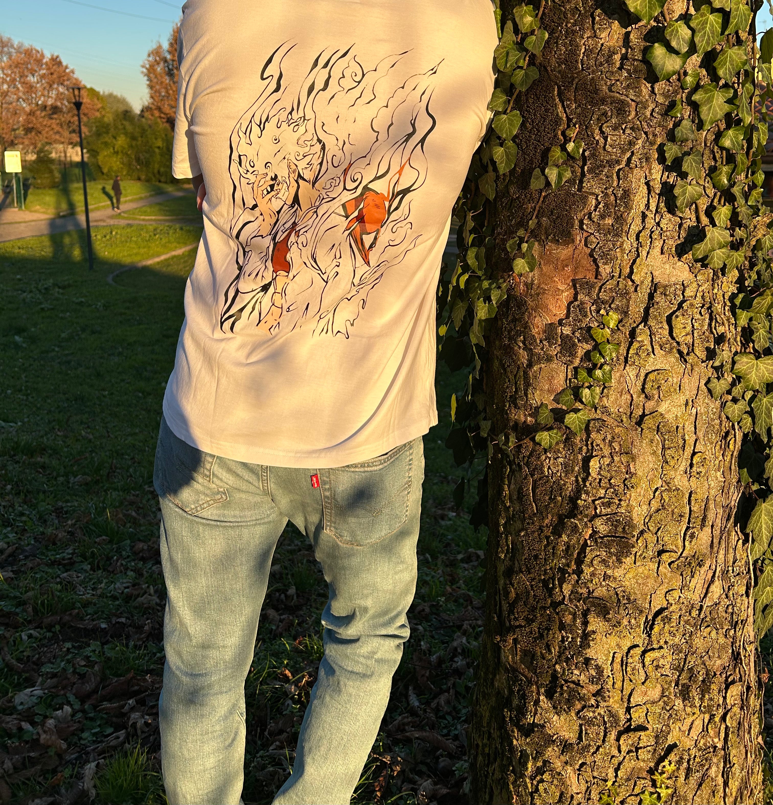 T-Shirt Luffy #2 - One Piece - Bianca 200g