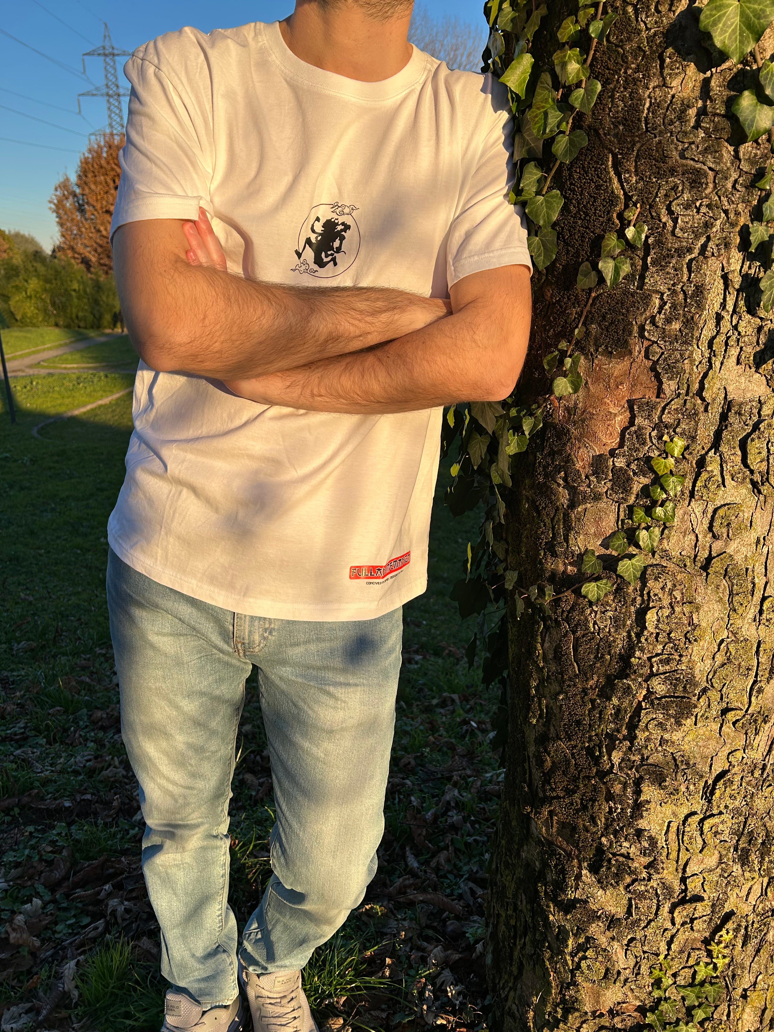 T-Shirt Luffy #2 - One Piece - Bianca 200g