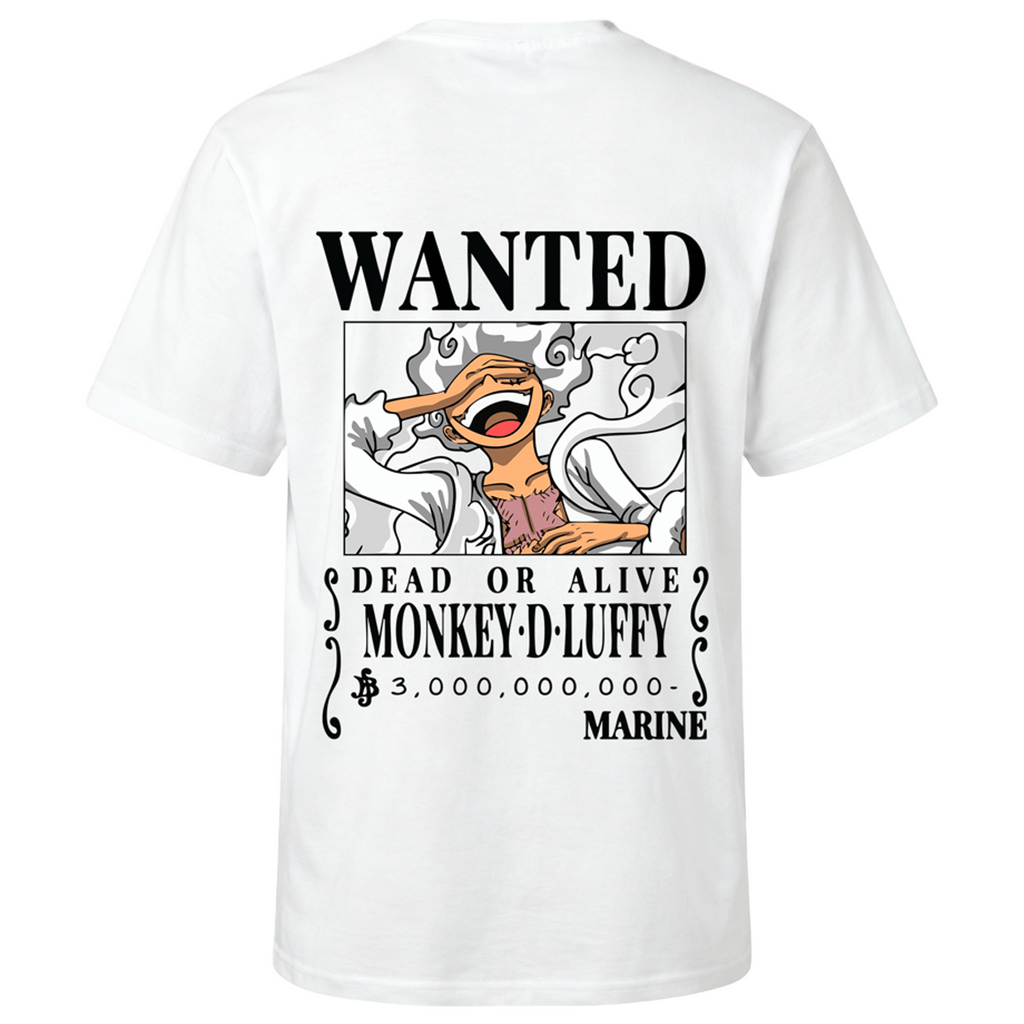 T-Shirt Luffy #3 - One Piece - Bianca 200g