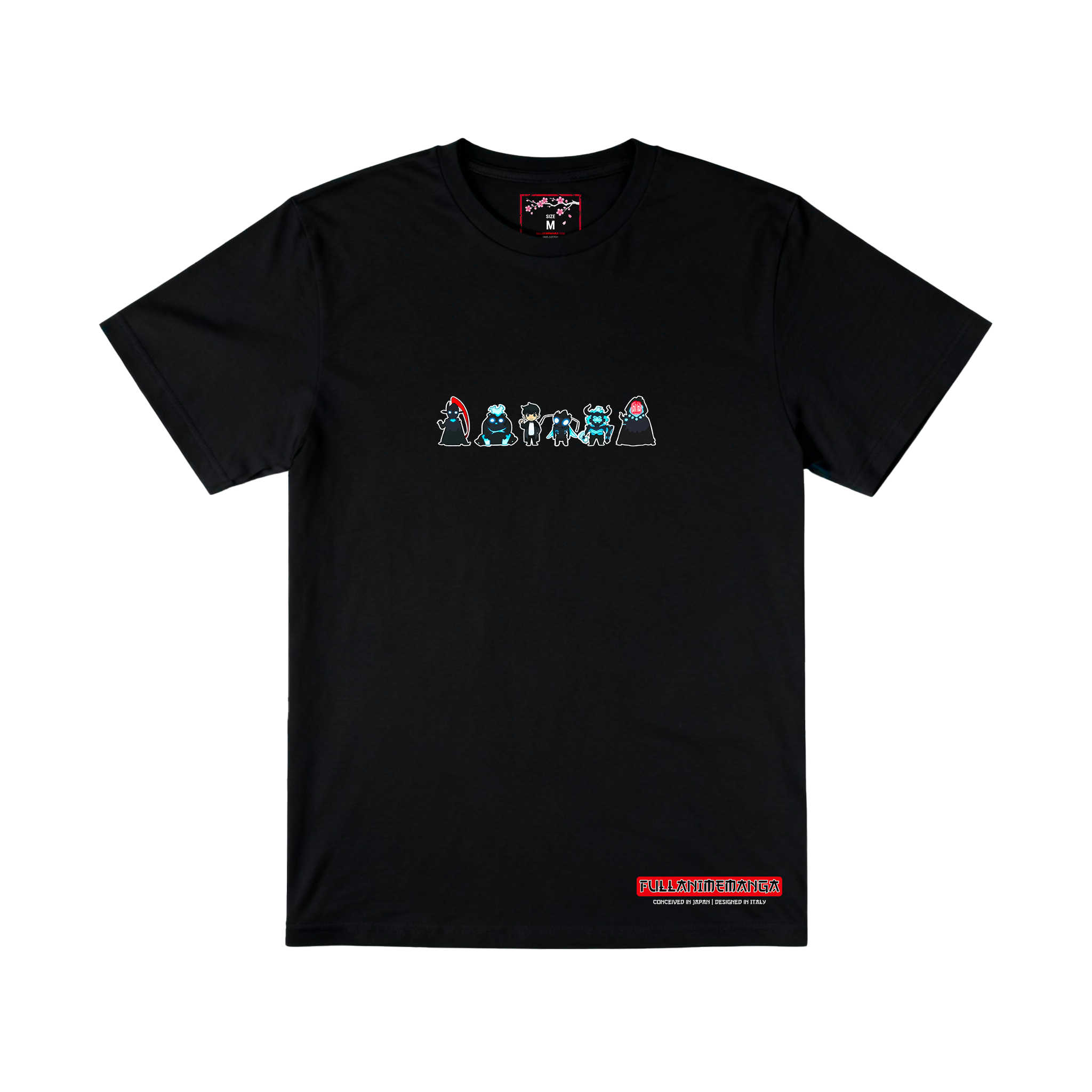 T-Shirt Solo Leveling #3 - Nera 200g