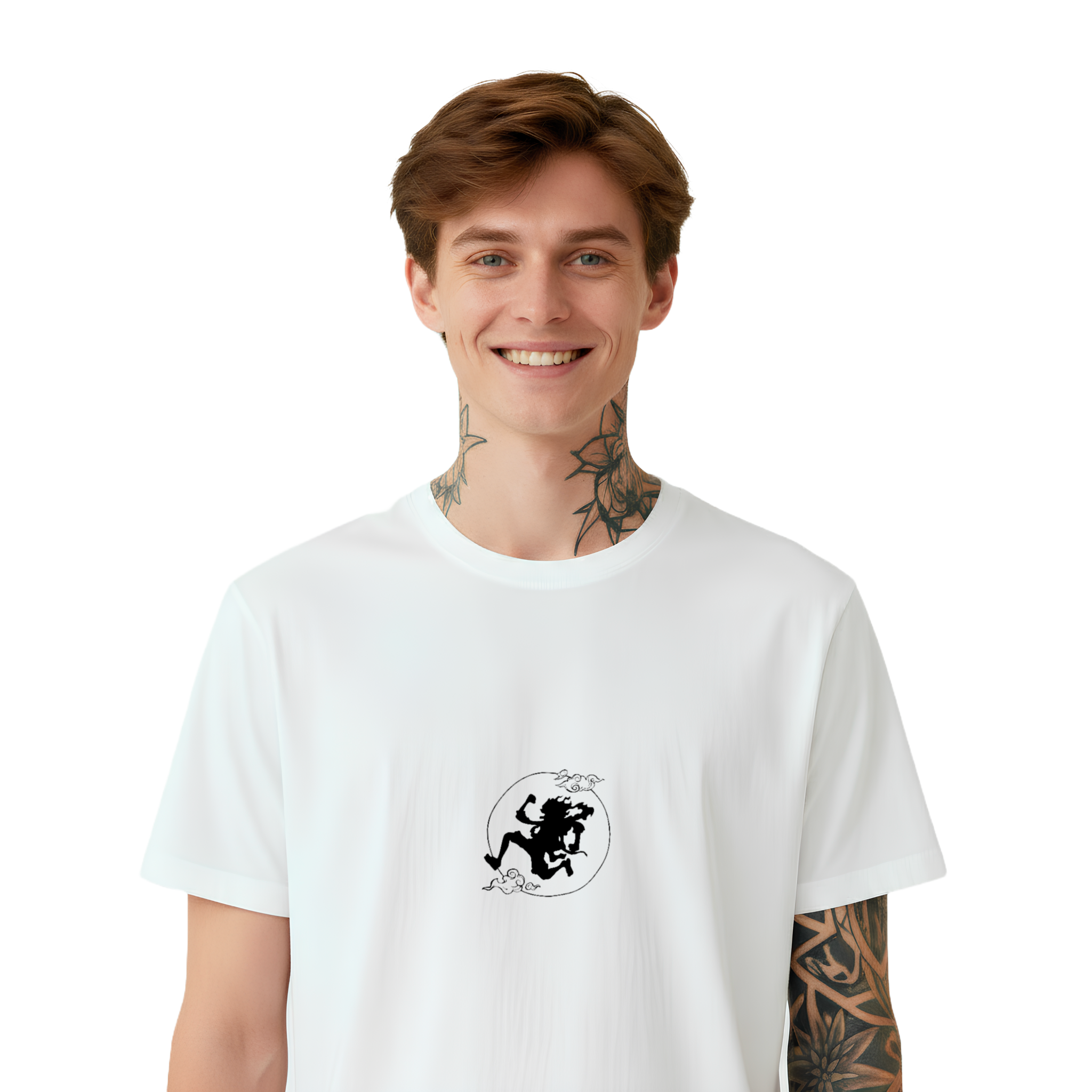 T-Shirt Luffy #3 - One Piece - Bianca 200g