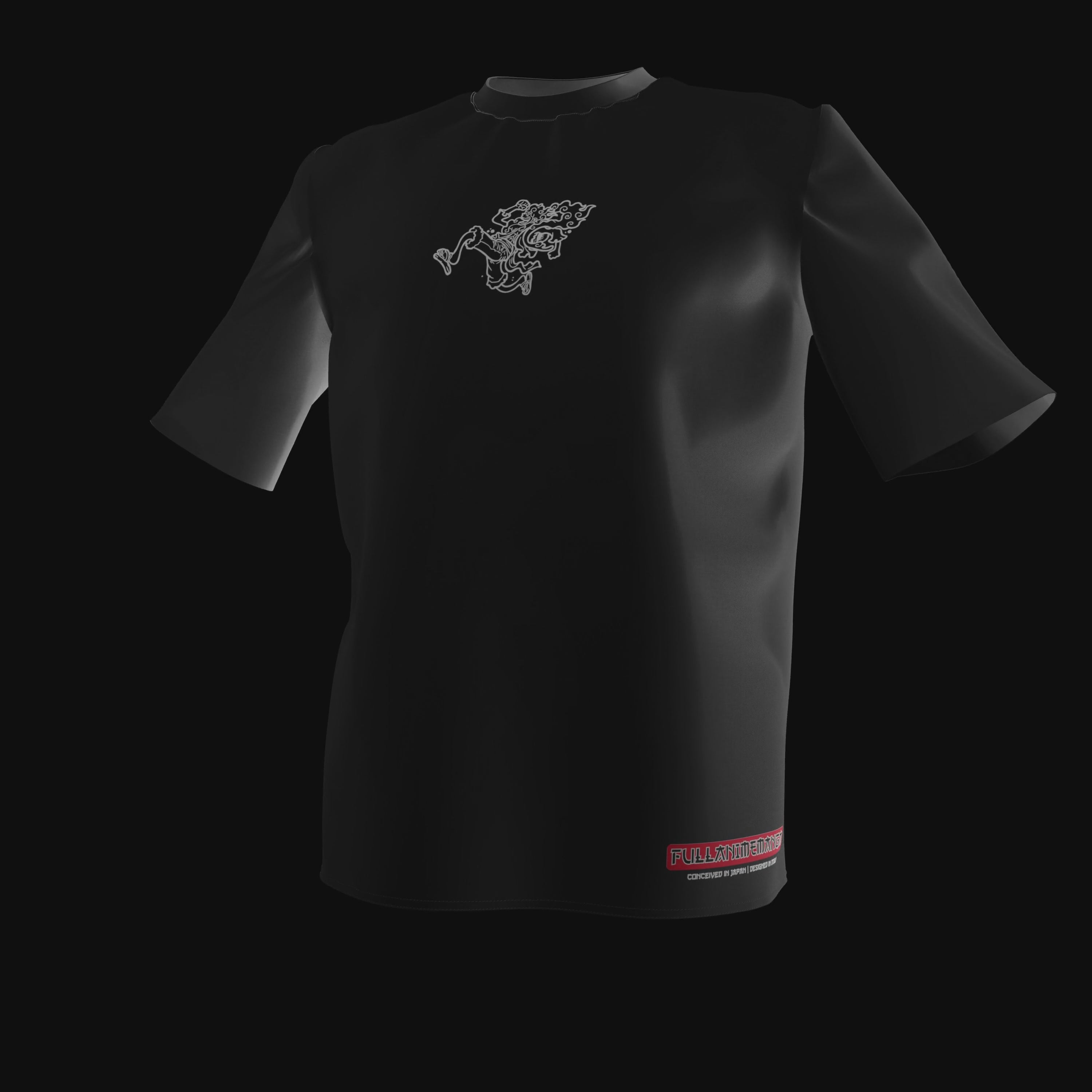 T-Shirt Luffy #1 - One Piece - Nero 200g