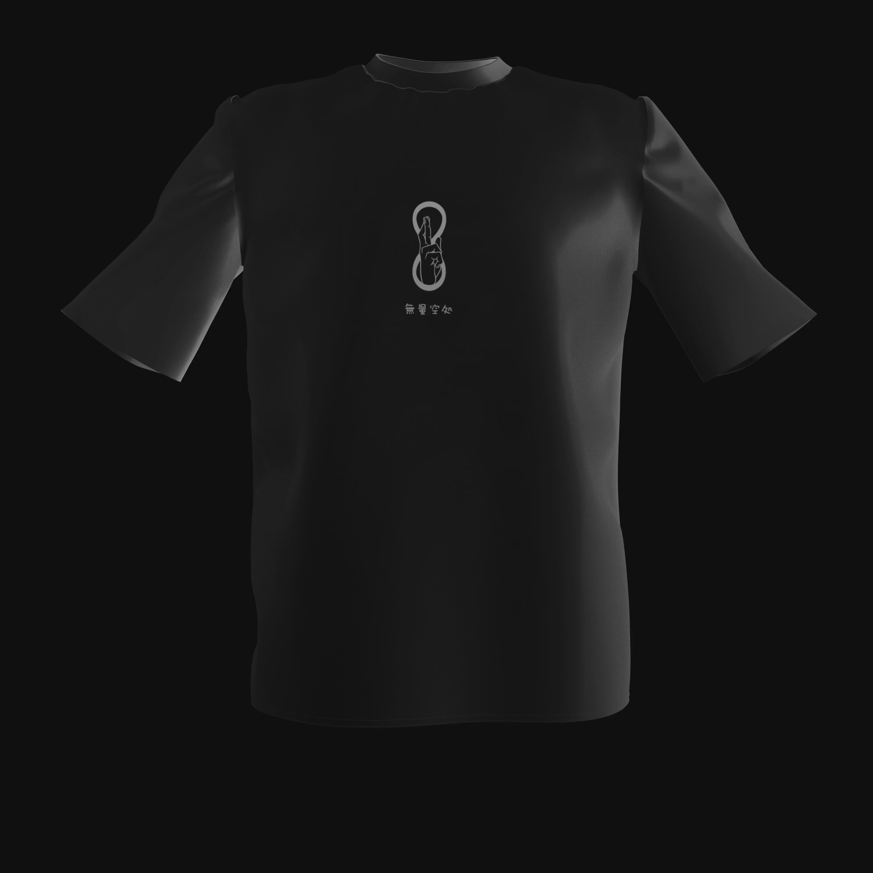 T-Shirt Satoru Gojo #1 - Jujutsu Kaisen - Nera 200g