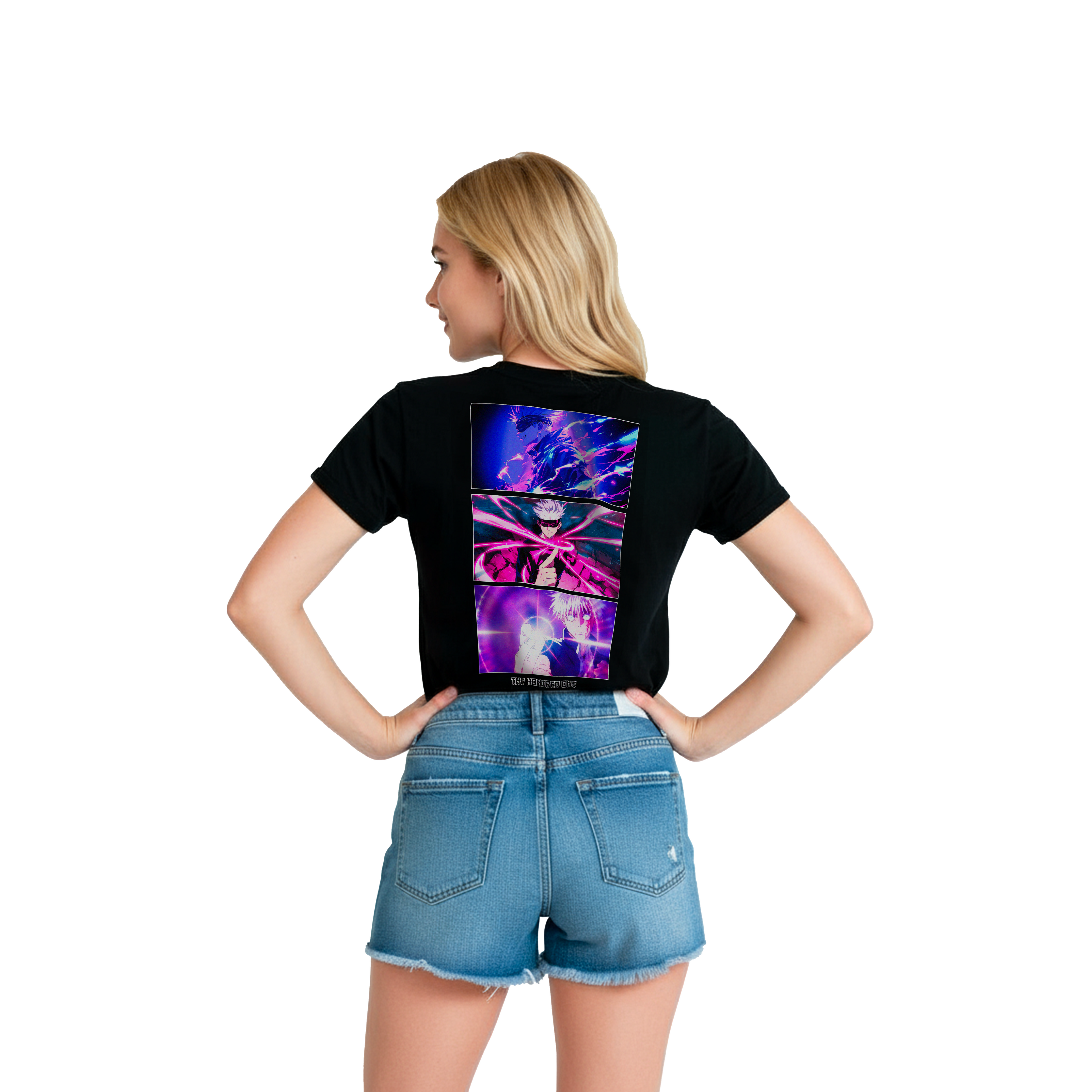 T-Shirt Satoru Gojo #2 - Jujutsu Kaisen - Nera 200g