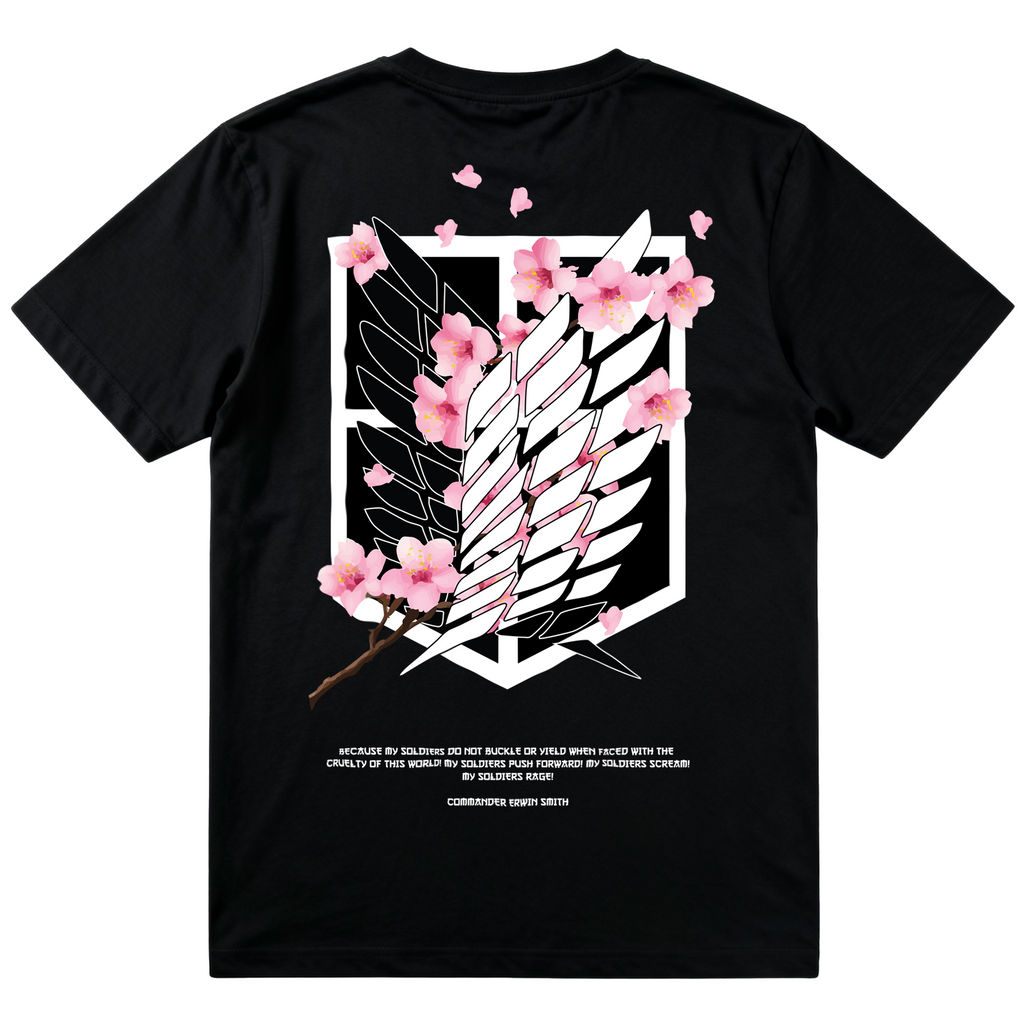 T-Shirt Attack On Titan #1 - Nera 200g