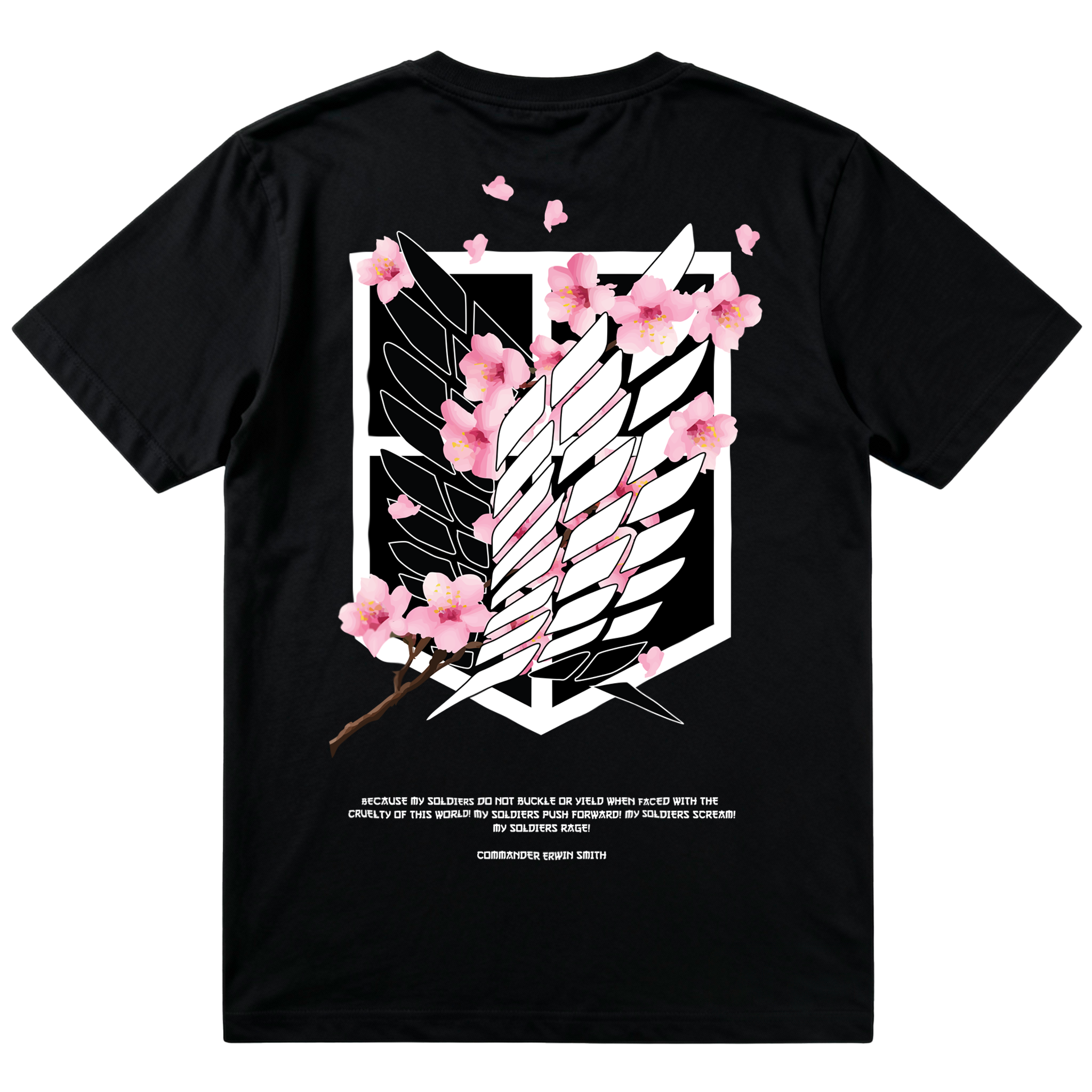 T-Shirt Attack On Titan #1 - Nera 200g
