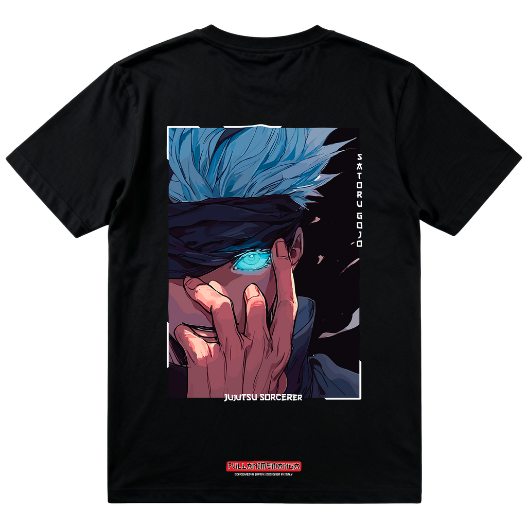 T-Shirt Satoru Gojo #1 - Jujutsu Kaisen - Nera 200g