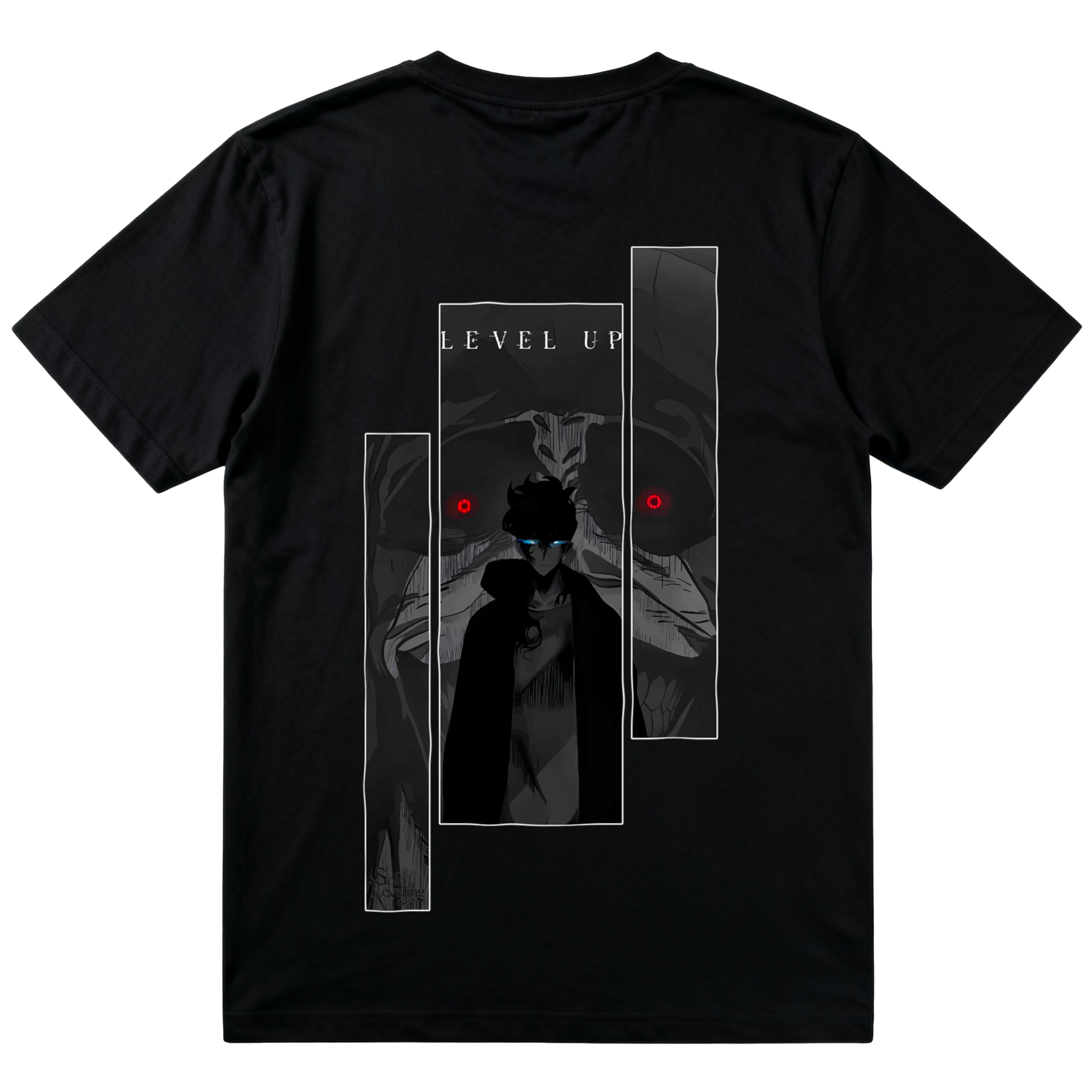 T-Shirt Solo Leveling #4 - Nera 200g
