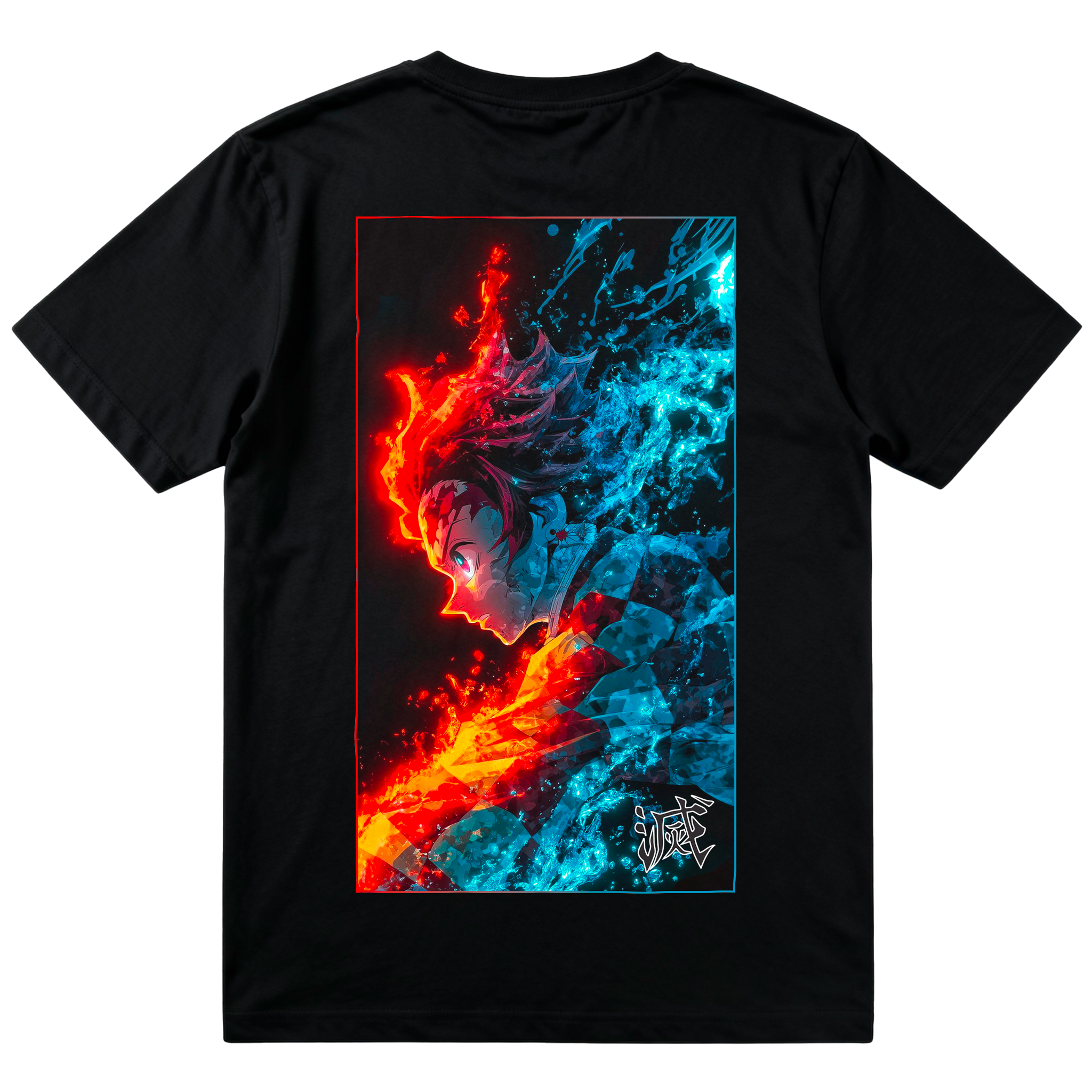 T-Shirt Tanjiro #1 - Demon Slayer - Nera 200g