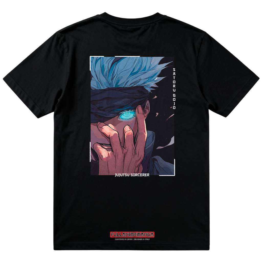 T-Shirt Satoru Gojo #1 - Jujutsu Kaisen - Nera 200g
