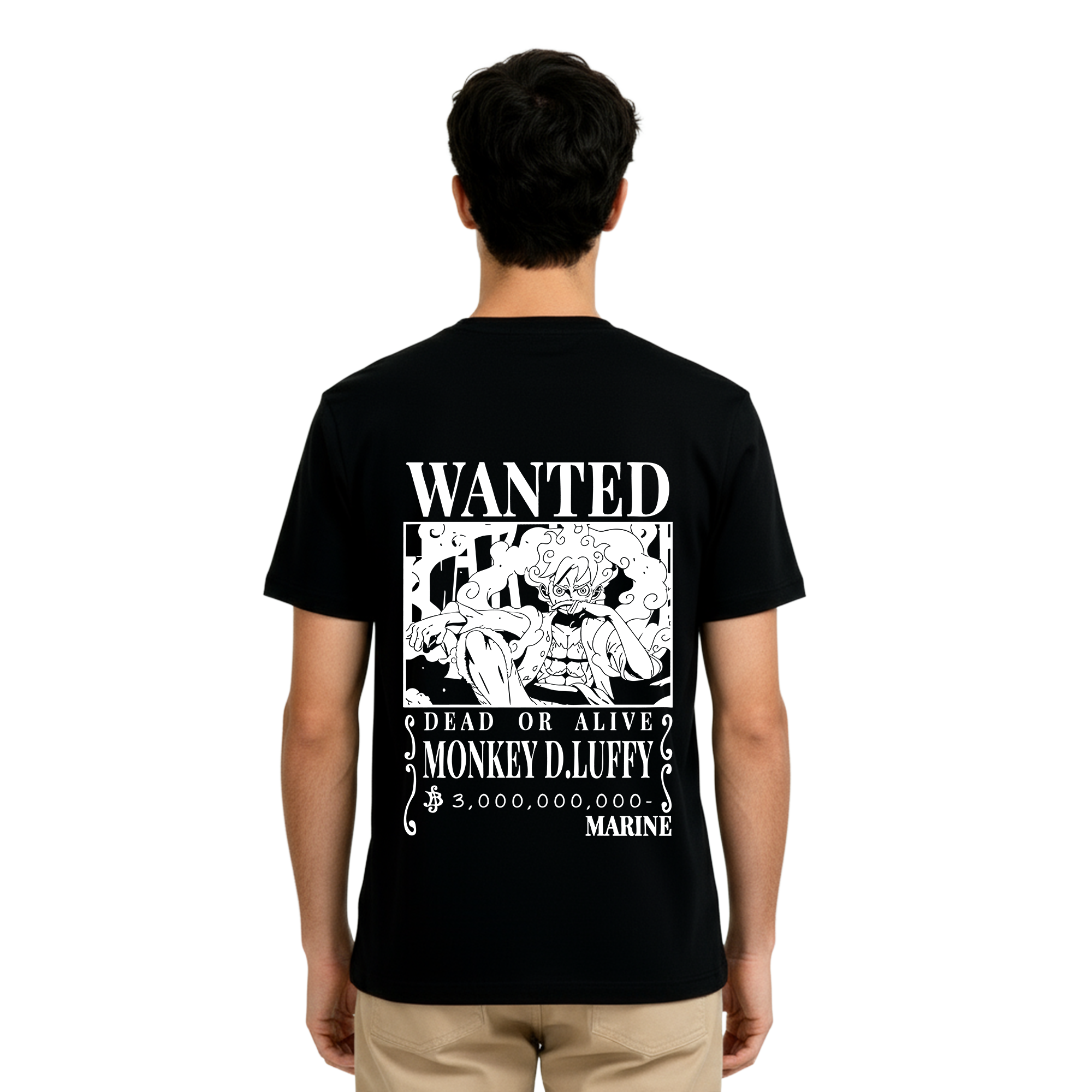 T-Shirt Luffy #1 - One Piece - Nero 200g